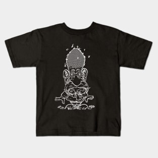 white on black honey dwarf Kids T-Shirt